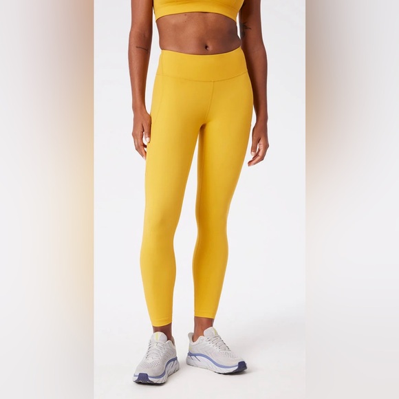 Outdoor Voices Pants - NWT Outdoor Voices Superform Full Length Legging in Cider Yellow Size L Pockets
